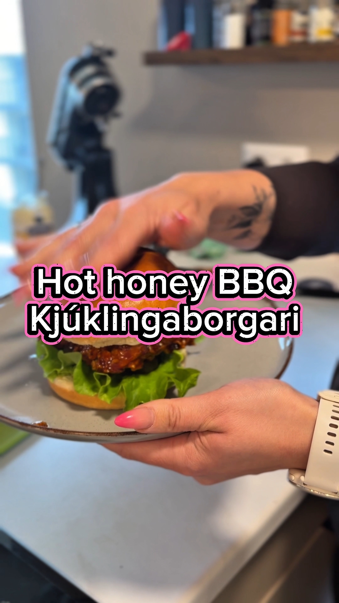 Hot Honey BBQ Kjúklingaborgari