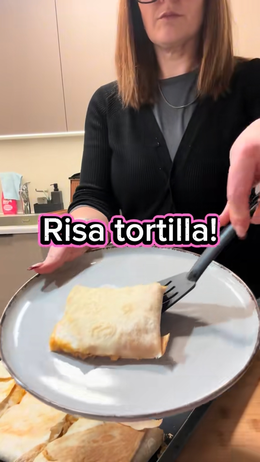 Ofnbökuð risa tortilla með kjúklingi
